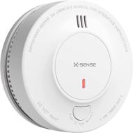 🔥 x-sense sd2j0ax: advanced 10-year battery smoke detector with enhanced photoelectric sensor, led indicator, and silence button logo