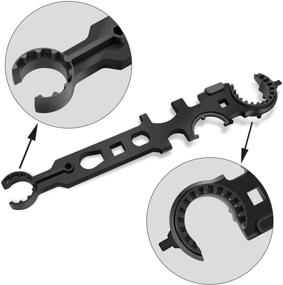 img 3 attached to Multi Function Wrench Multifunctional Sports Black