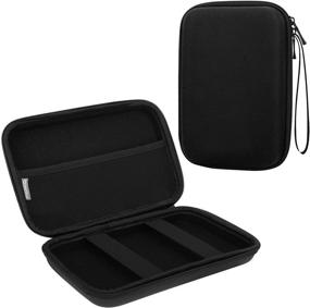 img 4 attached to MoKo 7-Inch GPS Protective Case - Hard Shell Portable Storage Bag for Garmin, Tomtom, and Magellan Car GPS with 7" Display in Black