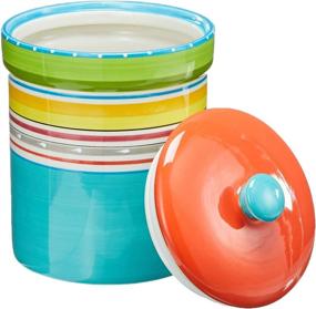 img 1 attached to 🎨 Certified International 25630 Mariachi Multicolor: Vibrant and Versatile Dinnerware Set