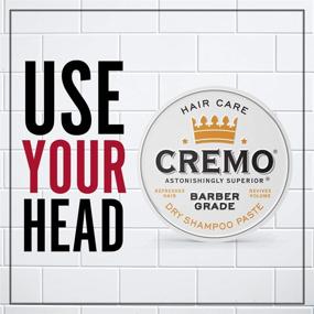 img 3 attached to 💇 Cremo Barber Grade Dry Shampoo Paste 4 Oz - Waterless Hair Refreshener