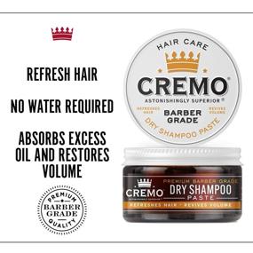 img 2 attached to 💇 Cremo Barber Grade Dry Shampoo Paste 4 Oz - Waterless Hair Refreshener