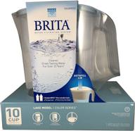 blue brita lake color series 10-cup pitcher model logo