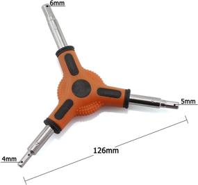 img 2 attached to Get Your Bike Riding Smoothly with RuiLing 1-Pack Y Shape Hex Wrench Set