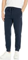 🏴 nautica men's anchor fleece jogger pants logo