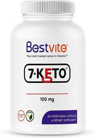 img 2 attached to 💊 Potent 7-Keto 100mg DHEA Supplement - 60 Vegetarian Capsules with No Stearates