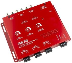 img 4 attached to 🔊 DS18 AUDIO V6HLPRO: Высокопроизводительный 6-канальный преобразователь высокого уровня сигнала в низкий для превосходного звукового вывода.