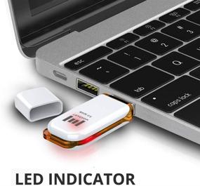 img 2 attached to 📀 MOSDART USB 3.0 Flash Drive 32GB - 5 Pack Multicolor Thumb Drive 32 GB with LED Light and Lanyards - High-Speed Storage & Backup Solution (Red/ Green/ Black/Grey/ Orange)