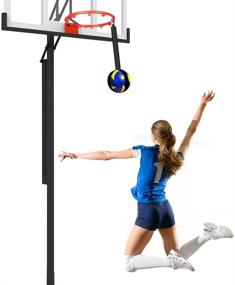 img 3 attached to Enhance Volleyball Skills with the TOBWOLF Volleyball Spike Trainer - Improve Serving, Jumping, Swing Mechanics, and Spiking Power!