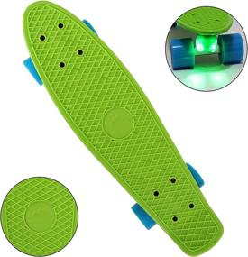 img 4 attached to Wealers Cruiser Skateboard Green Medium