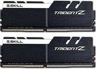 💾 32гб (2x16гб) g.skill trident z комплект памяти dimm ddr4 pc4-25600 (3200мгц) - серый и белый логотип