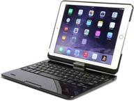 💻 enhance your ipad experience with the new ipad air 2 flip turn keyboard case g2 - clamshell bluetooth keyboard case in air 2 black logo