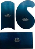 dfm blue curved cabinet scraper logo