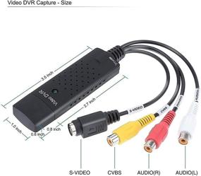 img 2 attached to 🎥 Устройство захвата видео DIGITNOW - Адаптер USB2.0 Audio Grabber для преобразования VHS VCR TV в DVD на компьютере Windows.