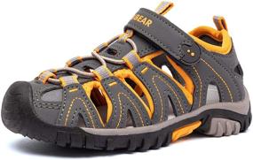 img 4 attached to GUBARUN Closed Toe Outdoor Girls Sandals (Black) - Boys' Shoes and Sandals