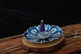 img 2 attached to Aowdsye Incense Holder Set: Stylish Incense Burner and Ash Catcher for Zen-like Ambience in Homes, Offices, and Yoga Meditation Sessions