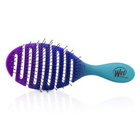 img 2 attached to 💦 Мокрая щетка для волос WetBrush Flex Dry Teal Ombre