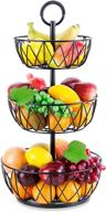 🍏 organize and display fresh produce with our tier fruit basket vegetable countertop логотип