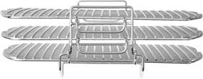 img 2 attached to 🍽️ Ninja Foodi Grill Dehydrator Stand - Silver, AG300, AG400, 122KY300