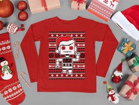 img 1 attached to 🎄 Tstars Christmas Sweater Sweatshirt X Large Boys' Clothing: Festive and Comfortable Attire for Boys!