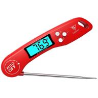 doqaus meat thermometer [upgraded 2021] – instant read food thermometer for cooking: digital kitchen probe with backlit & reversible display, perfect for turkey, grill, bbq, and candy logo