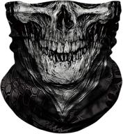 🎣 versatile skull face sun mask: ideal bandanas for fishing, hunting, yard work logo