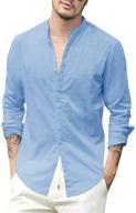 👔 men's casual blouse with buttoned sleeves - clothing and shirts logo