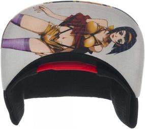 img 1 attached to Cowboy Bebop Sublimated Snapback Baseball