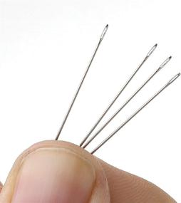 img 2 attached to 🧵 Pony Beading Needles - Size 11, Pack of 6, Length 4.5 Inches - Handcrafted in India - Ideal for Loom Weaving, Beadwork, Off-Loom Stitching, and Seed Bead Jewelry Making