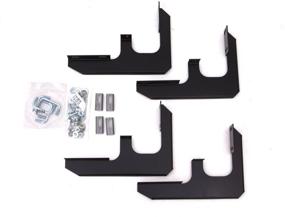 img 1 attached to Lund 318088 Tube Step Running Board Brackets for Chevrolet Traverse 2009-2016 & GMC Acadia 2008-2016, Black (Excludes Denali) - Ideal for 2017-2018 Acadia Limited