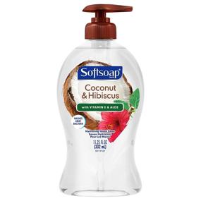 img 3 attached to Мыло для рук Softsoap с кокосом и гибискусом - 11,25 унций, 6 штук: увлажняющее жидкое мыло