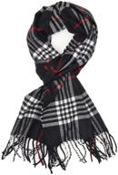 experience luxurious warmth with achillea classic cashmere winter tartan logo
