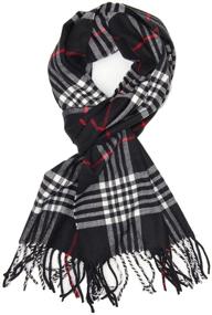 img 3 attached to Experience Luxurious Warmth with Achillea Classic Cashmere Winter Tartan