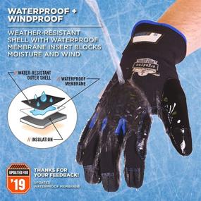 img 3 attached to 🧤 Ergodyne 818WP Waterproof Insulated Touchscreen Gloves