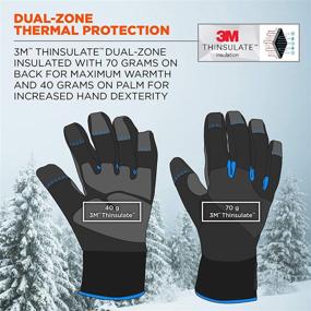 img 2 attached to 🧤 Ergodyne 818WP Waterproof Insulated Touchscreen Gloves