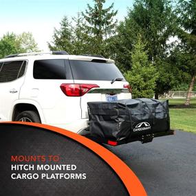 img 1 attached to 🚚 Convenient and Spacious 13 CU FT Hitch Mount Cargo Bag for Easy Travel