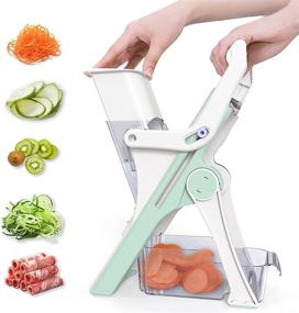 img 4 attached to Mandoline Vegetable Container Adjustable Thickness Kitchen & Dining