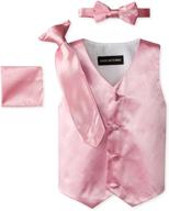 👔 premium satin boys' suits & sport coats by american exchange - perfect for little toddlers logo