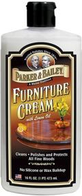 img 1 attached to 🪑 Parker & Bailey Furniture Cream - 16oz, White - 16 Fl Oz