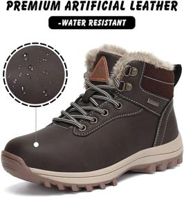 img 3 attached to 👞 Mishansha Winter Resistant Weather Outdoor Boys' Shoes: Stay Warm and Dry in Any Outdoor Adventure