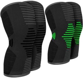 img 1 attached to 🏋️ Scuddles Compression Knee Sleeve - Ultimate Support for Meniscus Tear, Arthritis, Quick Recovery, and More – Ideal Knee Brace for Running, Crossfit, Basketball, and Sports Performance