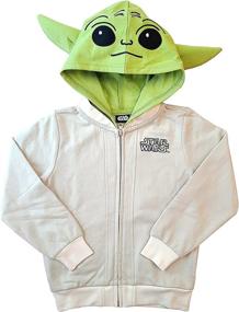 img 1 attached to 👶 Cute and Comfortable Toddler Zip Hood Child Cosplay 1 - Perfect for Dress-up Fun!