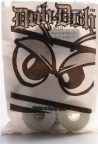 img 1 attached to Durable and Sturdy Shorty's White Doh-Doh Bushings 98a (2 sets) for Skateboards & Longboards