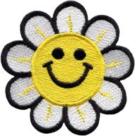 smiley flower embroidered applique s 1482 logo