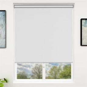 img 4 attached to 🌞 SUNFREE Cordless Blackout Window Shades for Home & Office - 31 x 72 Inch, White