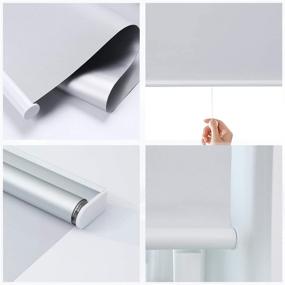 img 3 attached to 🌞 SUNFREE Cordless Blackout Window Shades for Home & Office - 31 x 72 Inch, White