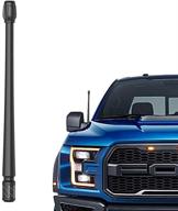 резиновая антенна 9 дюймов rydonair для ford f150 2009-2021, оптимизированная конструкция для лучшего приема fm/am логотип