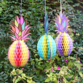 img 2 attached to BcPowr Pineapple Honeycombs Decoration Multi Colored