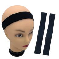 2 pack edge slayer band: adjustable elastic wig edge band for melting lace & laying edges logo