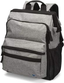 img 1 attached to Nurse Mates Ultimate Back Charcoal Backpacks